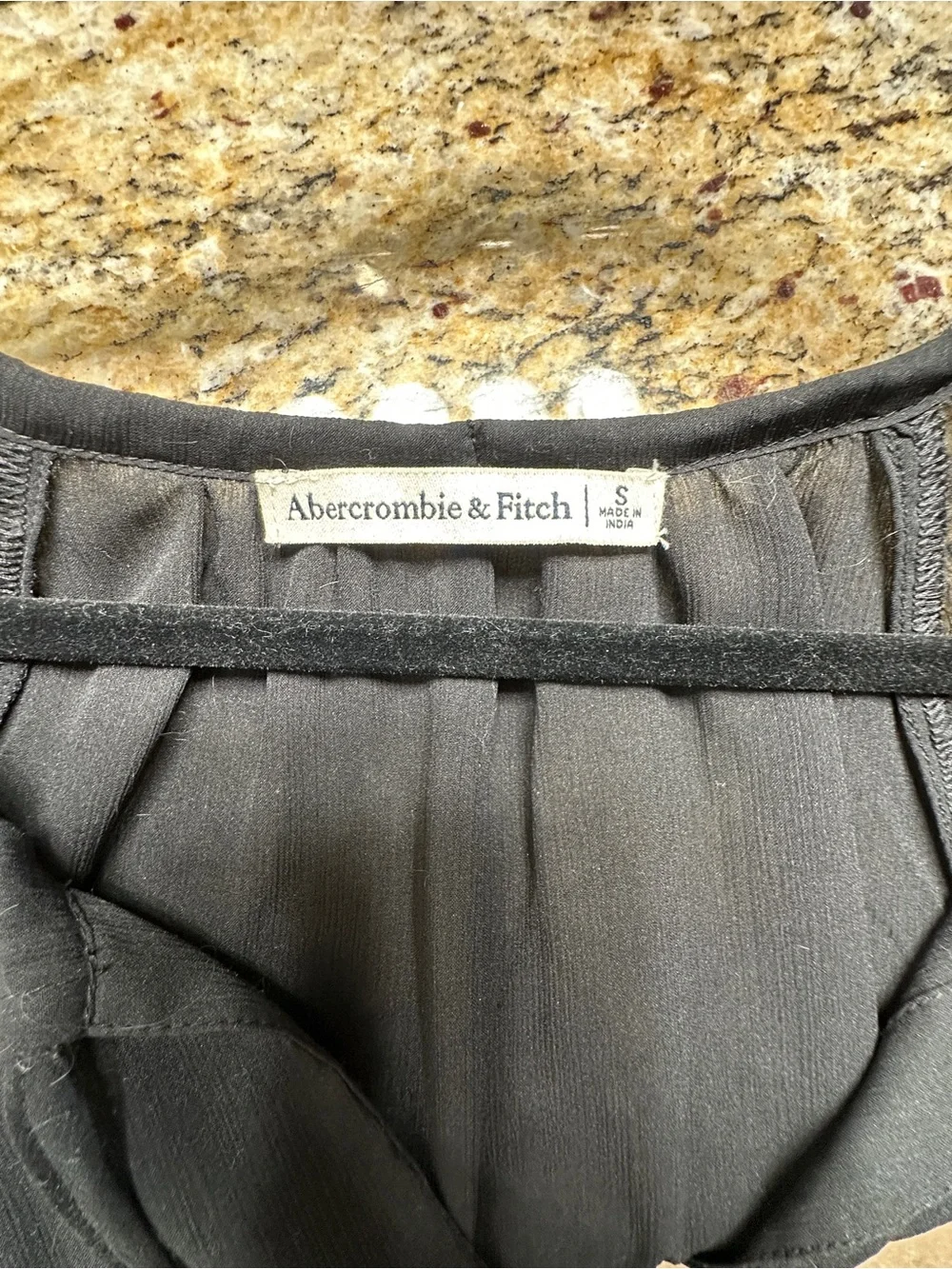 Abercrombie & Fitch sheer black